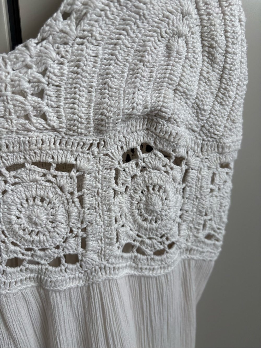 Lucky Brand - Cream Crochet Dress